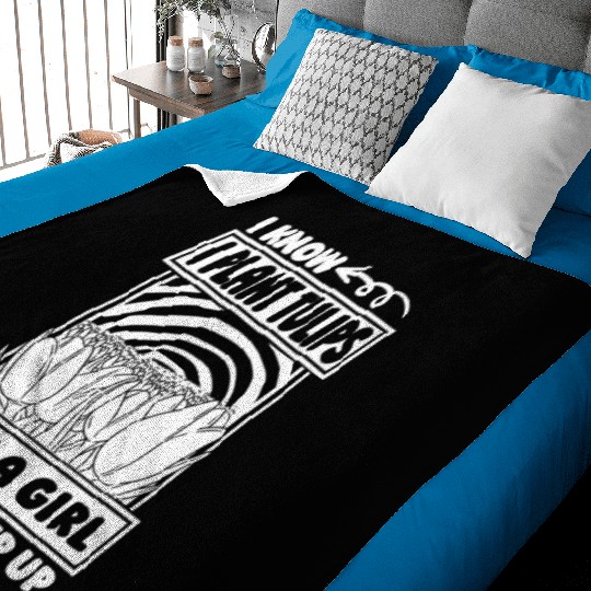 Tulip Gardening Funny Baby Blankets