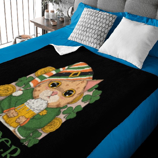 I Love Beer Baby Blankets