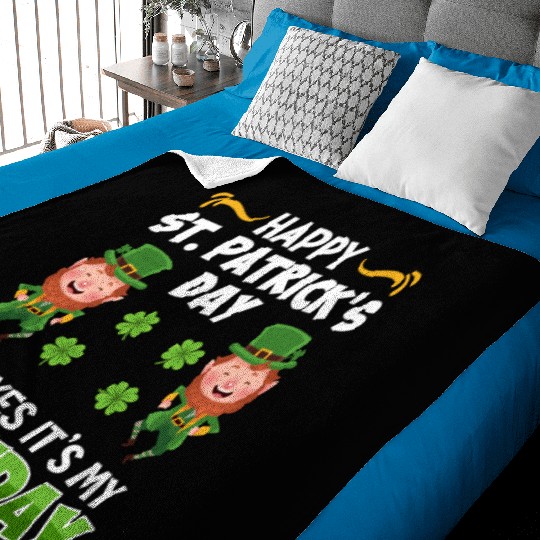 St. Patrick's Day Birthday Baby Blankets