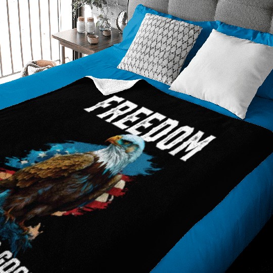 Freedom Tastes This Good Patriotic Patriotism Baby Blankets