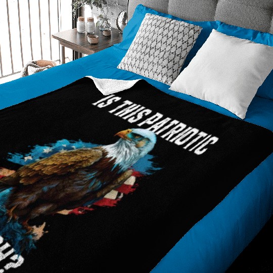 Is This Patriotic Enough American Bald Eagle Baby Blankets