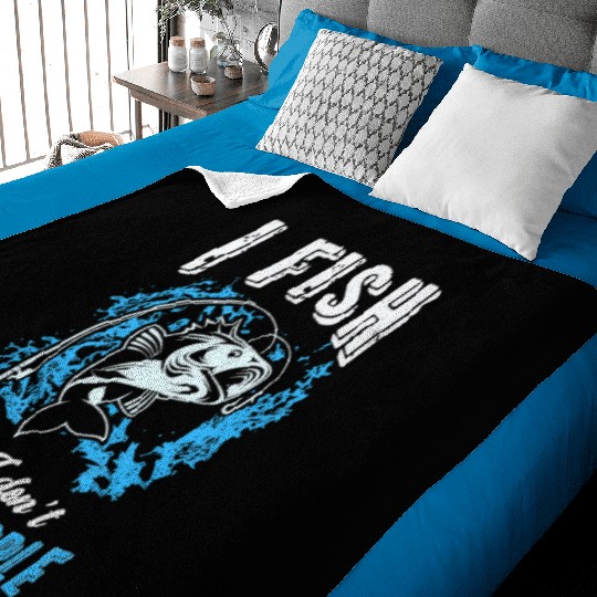 I Fish So I don t Choke People Spinnerbait Strike Baby Blankets