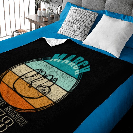 1978 Im März Vintage Baby Blankets