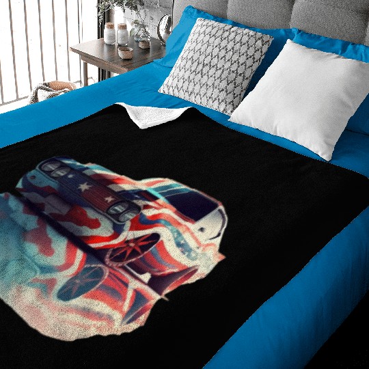 American pride and raw horsepower Baby Blankets