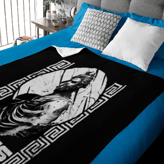 Zeus God Of Thunder Mythology Greek Gods Baby Blankets