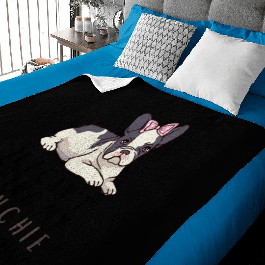If I Can't Bring My Frenchie Dog Baby Blankets