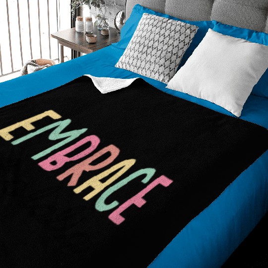 Embrace Echolalia Special Education Teacher Baby Blankets