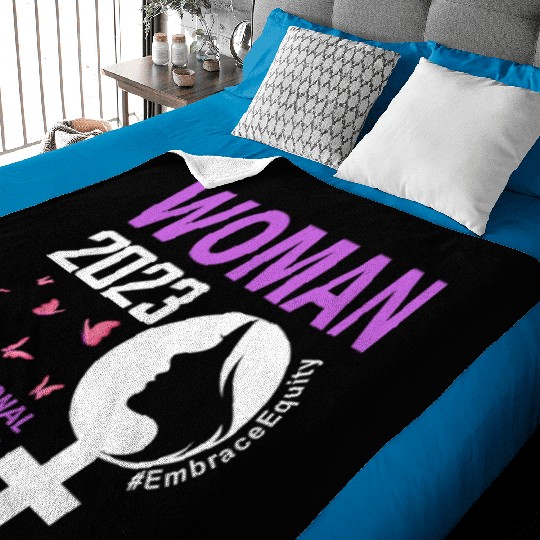 International Women's Day 2023 Embrace Equity Baby Blankets