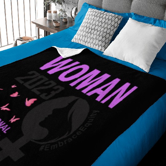 International Women's Day 2023 Embrace Equity Baby Blankets