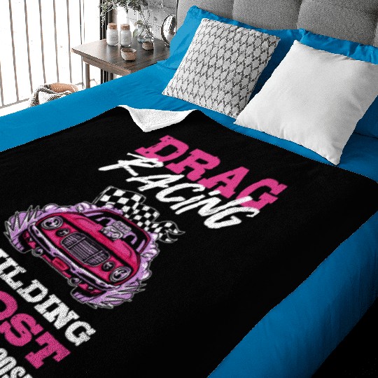 Drag Racing Drag Racer Drag Race Motor Sport Baby Blankets