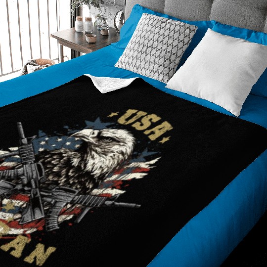 USA Army Veteran Baby Blankets