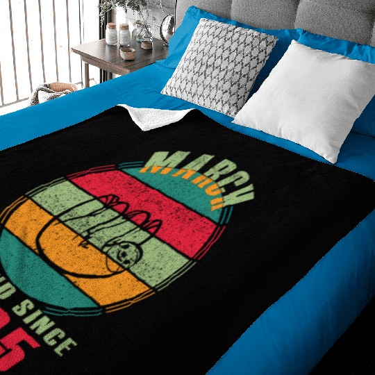 March vintage 1985 38th birthday gift man Baby Blankets