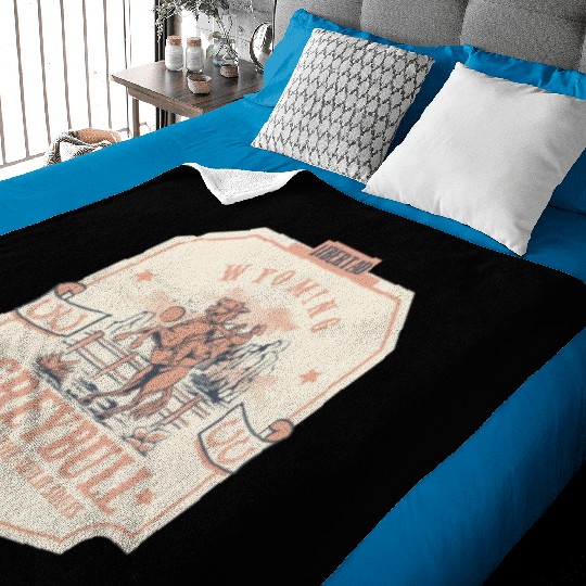 greybull wyoming wild west town Baby Blankets
