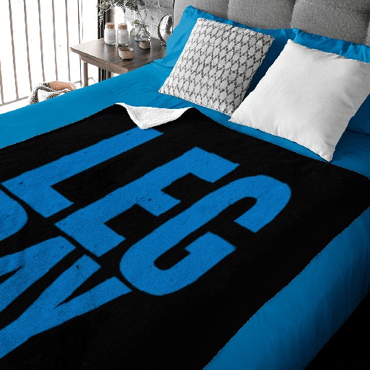 Leg Day Handicapped Wheelchair 24 Baby Blankets