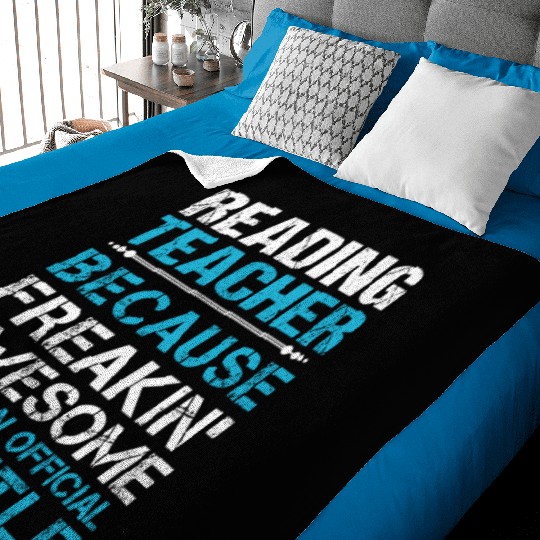 Reading Teacher Baby Blankets - Freaking Awesome Gift It