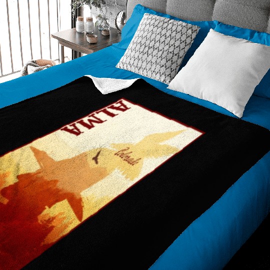 Alma Colorado wild west town Baby Blankets