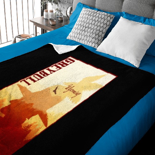 Greybull Wyoming wild west town Baby Blankets