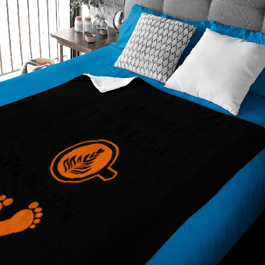 Mommy I'm A Latte To Handle Funny Baby, Coffee Baby Blankets