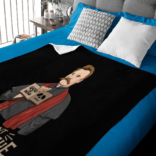 Saint Nietzsche Design for a Philosophy Student Baby Blankets