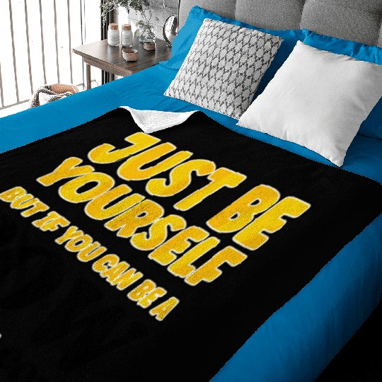 Cow Lovers Just be yourself Baby Blankets