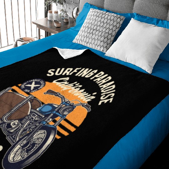 Motorcycle Bike Baby Blankets