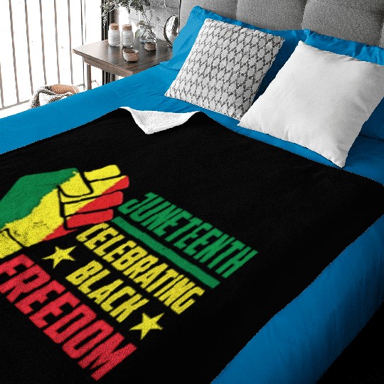 Juneteenth Celebrating Black Freedom Africa 1865 Baby Blankets