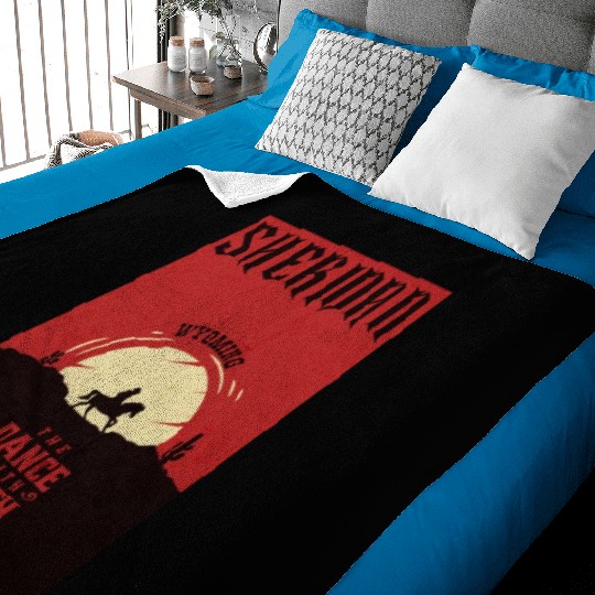 Sheridan Wyoming wild west town Baby Blankets