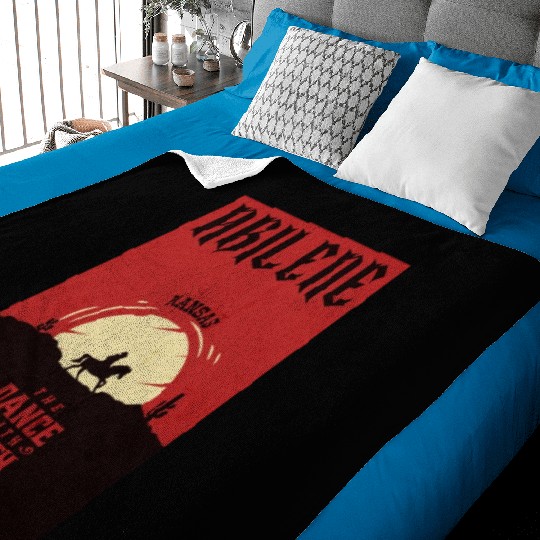 Abilene Kansas wild west town Baby Blankets