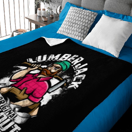 Lumberjack - the original workout - Lumberjack Baby Blankets