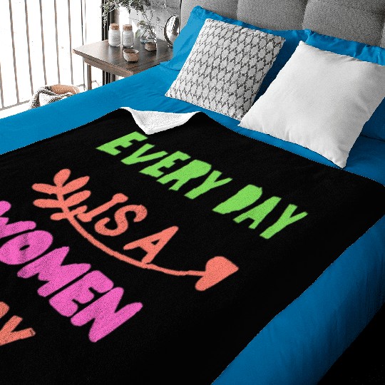 Embrace Equity Happy Women's DaY Baby Blankets