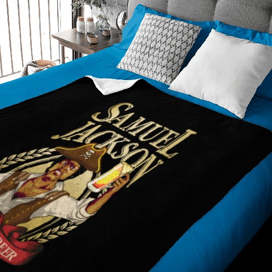 Raise a Glass with Samuel L Jackson Baby Blankets