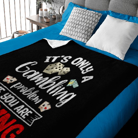 Cards Blackjack Spades Baby Blankets