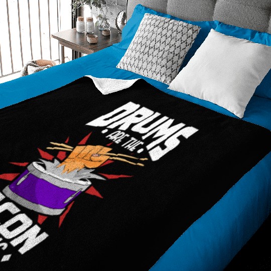 Drummer Drums Music Drum Set Drumming Baby Blankets