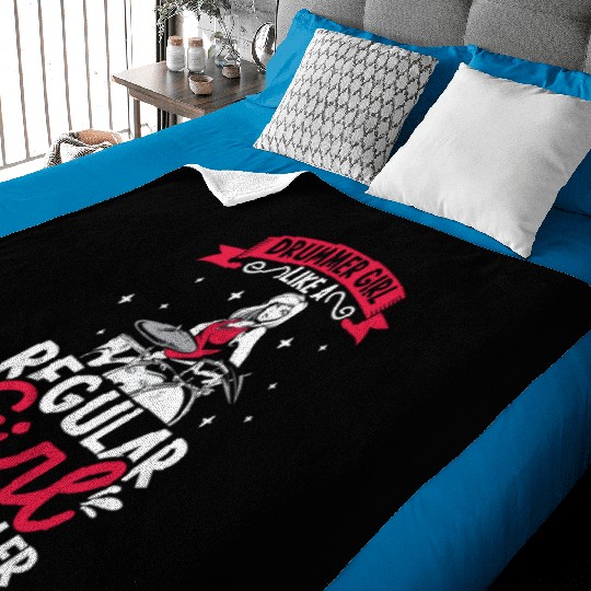 Drummer Drums Music Drum Set Drumming Baby Blankets