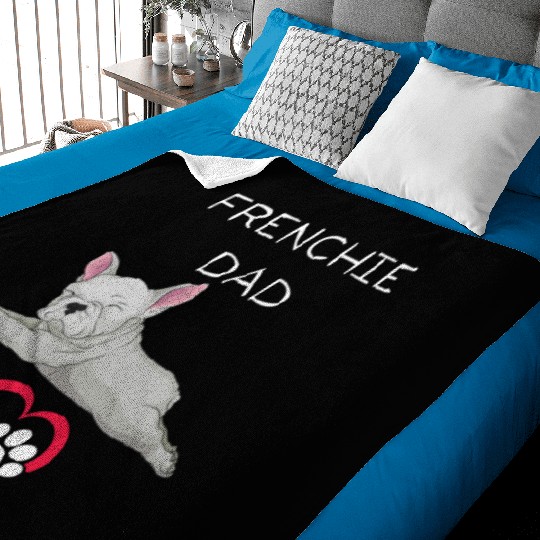 Frenchie Dad Classic Baby Blankets