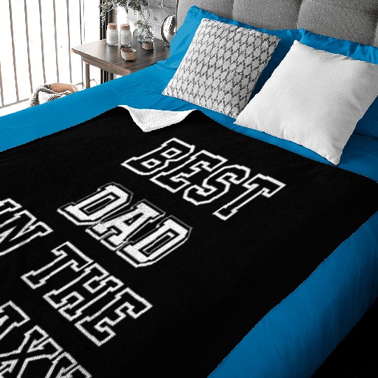 Best Dad in The Galaxy - Father's Day Gift Ideas Baby Blankets