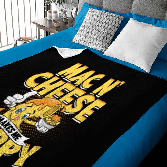 Mac N' Cheese Taster Pasta Food Macaroni Baby Blankets