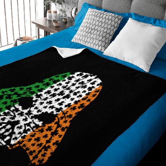 Darth Vader Saint Patricks Day Baby Blankets