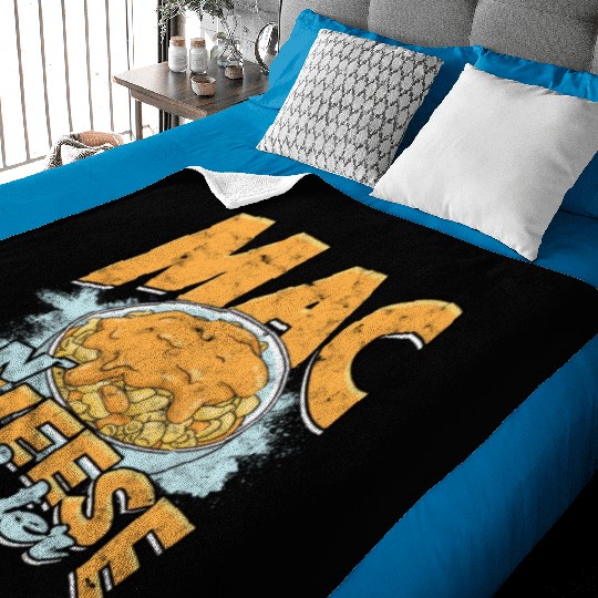 Mac N' Cheese Taster Pasta Food Macaroni Baby Blankets