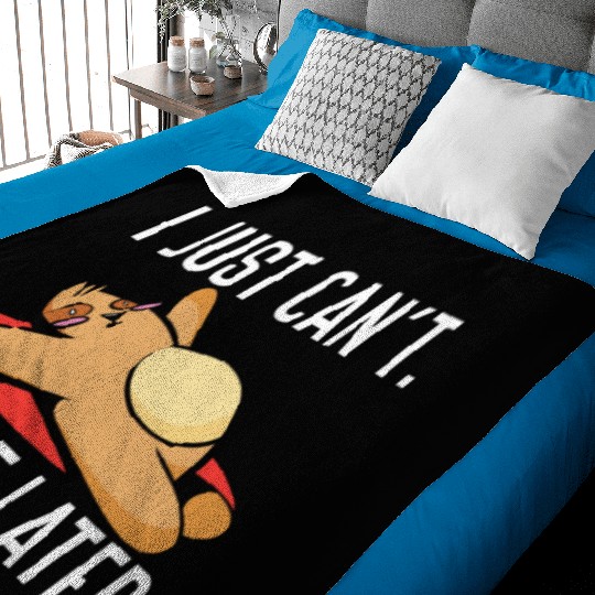 Procrastinating Life Quotes Procrastinator Baby Blankets