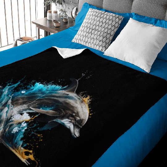 Dolphin Baby Blankets