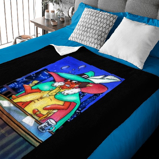 Cornbread Shrimp Da' Pimp Baby Blankets