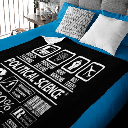 Political Science Baby Blankets - Multitasking Job Gift