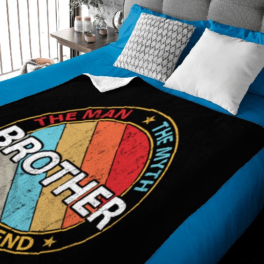 Brother The Man The Myth The Legend Baby Blankets