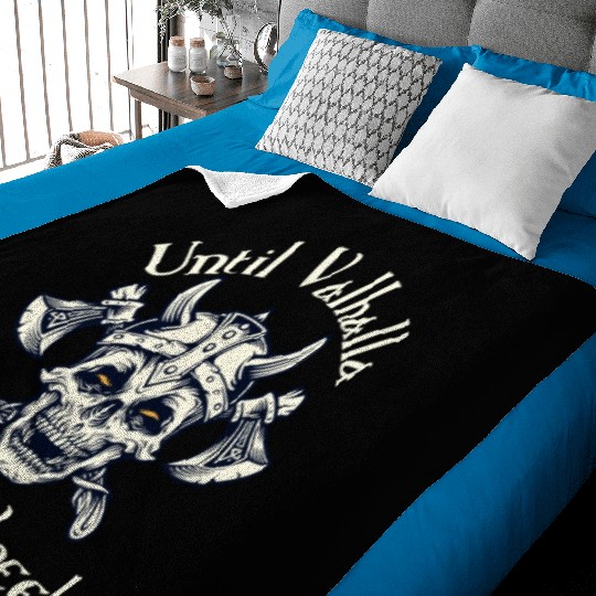 Until Valhalla - Never Kneel Baby Blankets