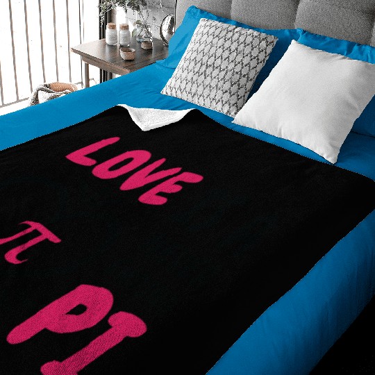 Pi Day Love Pi Symbol Mathematics Number Baby Blankets