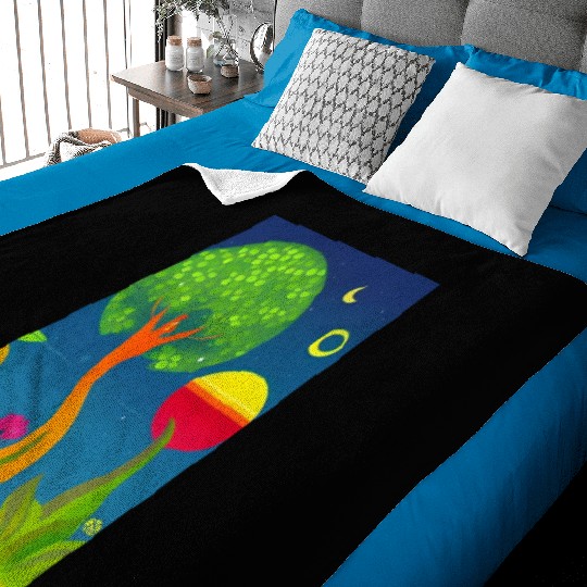 Trippy Visual Dream Creative Different Art Modern Baby Blankets