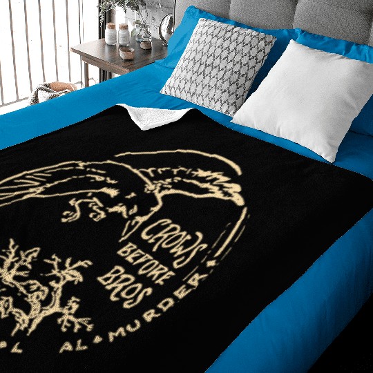 Crows Before Bros Support Your Local Murder Baby Blankets