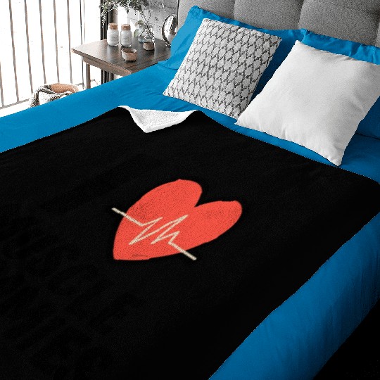 I Love Muscle Mommies Baby Blankets