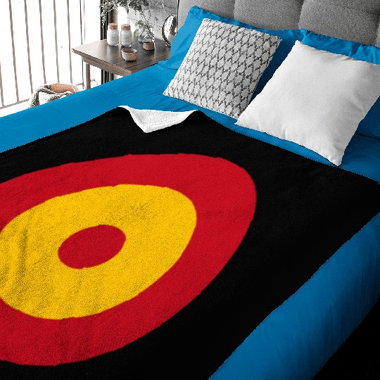 Spanish Air Force Current Emblem Baby Blankets